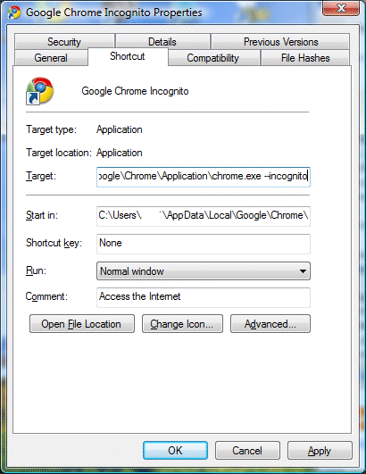 chrome safe mode is actually incognito mode.