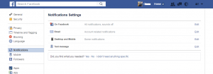 how to manage facebook notifications