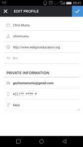 instagram username