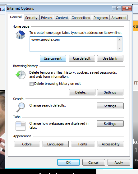Make Google Your HomePage In Internet Explorer Make Google Your HomePage In Internet Explorer