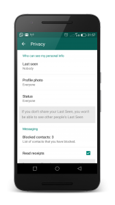 understand your whatsapp privacy settings