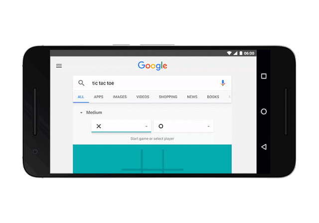 You Can Play solitaire and Tic-Tac-Toe on Google Search
