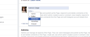 facebook page admin