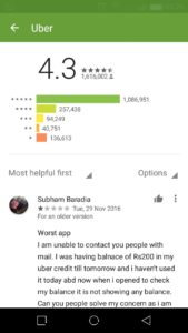 filter app reviews on play store