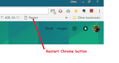 restart chrome 2