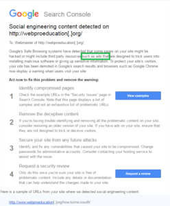 social engineering content detected 1