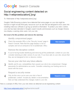 social engineering content detected 1