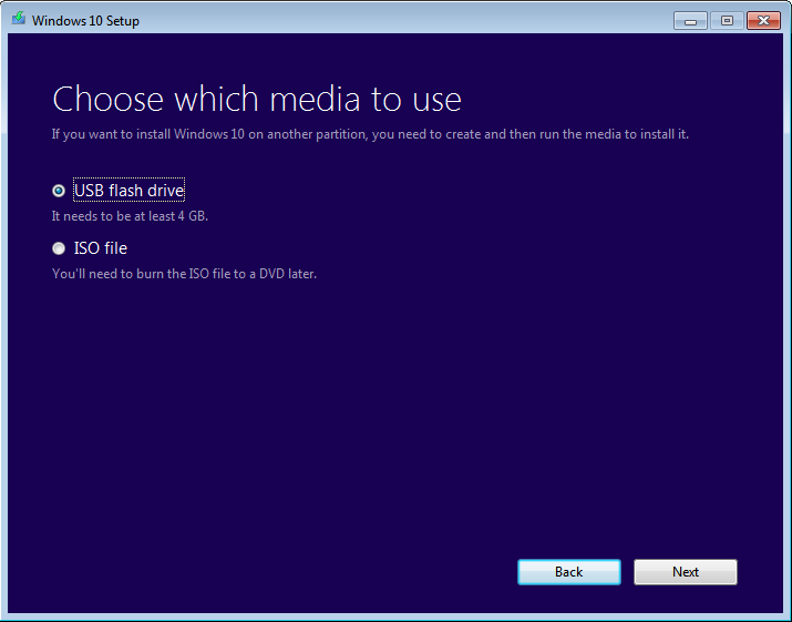 create a bootable usb for windows 10