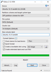 create a bootable usb for windows and Linux Rufus