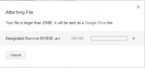 send large files over gmail
