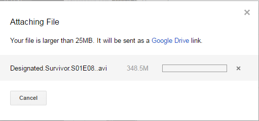 send large files over gmail