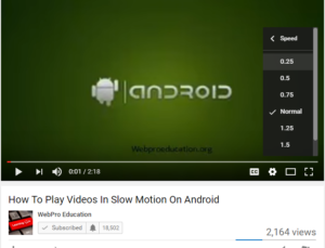 youtube slow motion