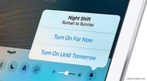 night shift to reduce eye strain