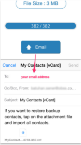 transfer contacts from iphone to android My contacts backup app