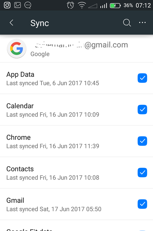 backup android data sync