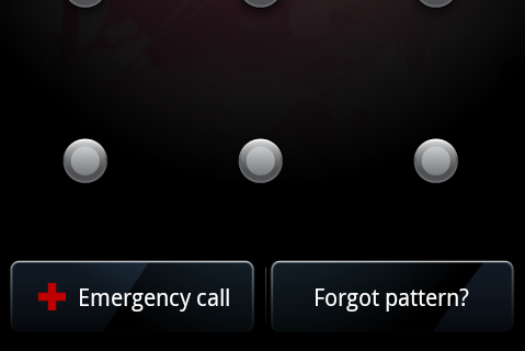 forgot lock screen pattern
