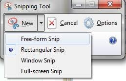 windows snipping tool