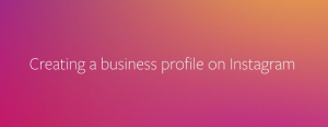 instagram for business