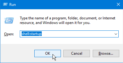 windows 10 start up