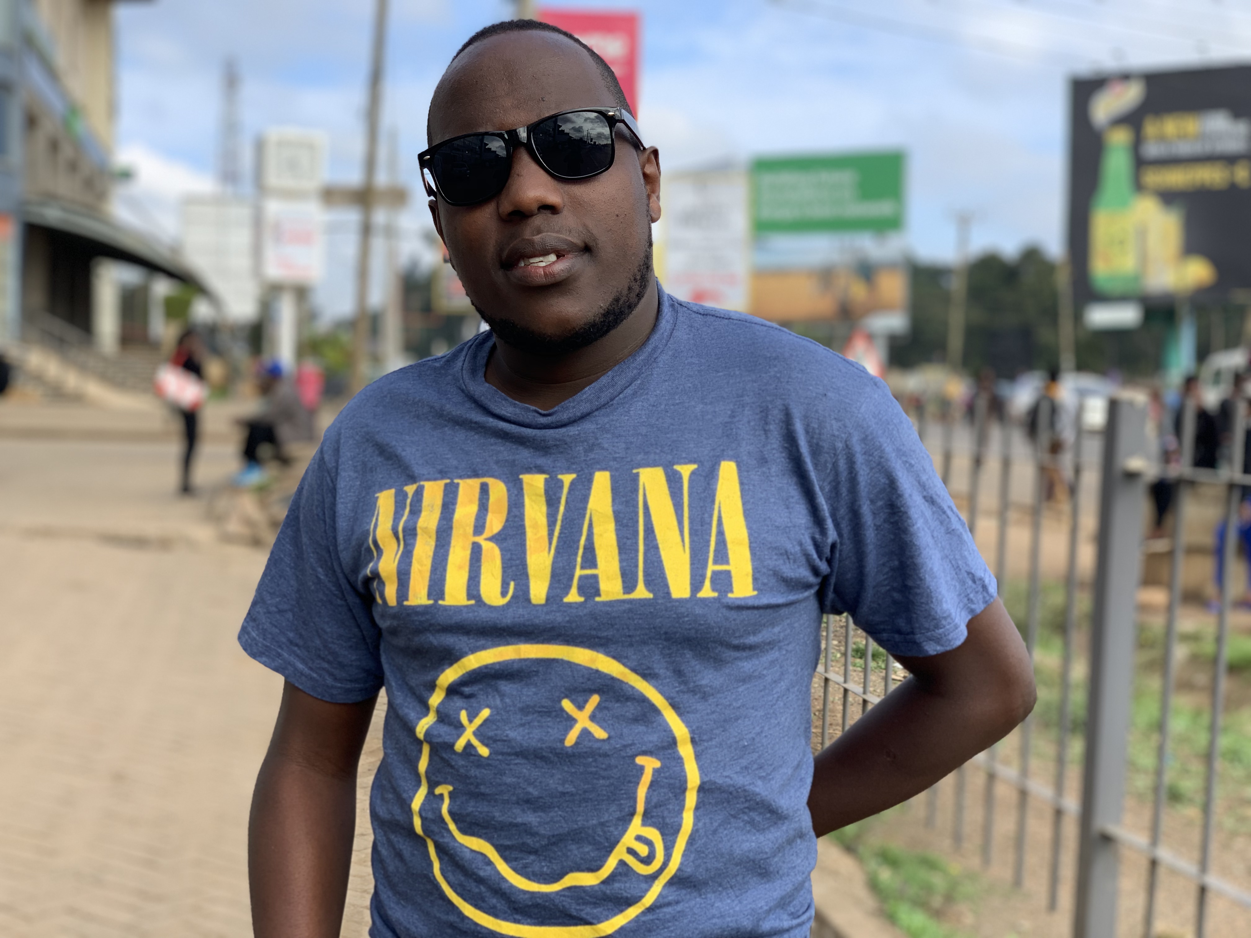 Chris Muniu heading to Maasai mara with the iPhone XS Max