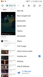 how to play youtube videos in the background on Android.