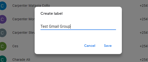 How To Create a Group In Gmail 2