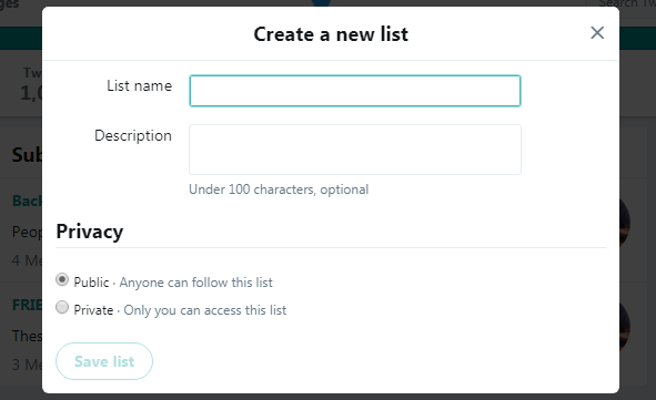 How To Create And Use Twitter Lists