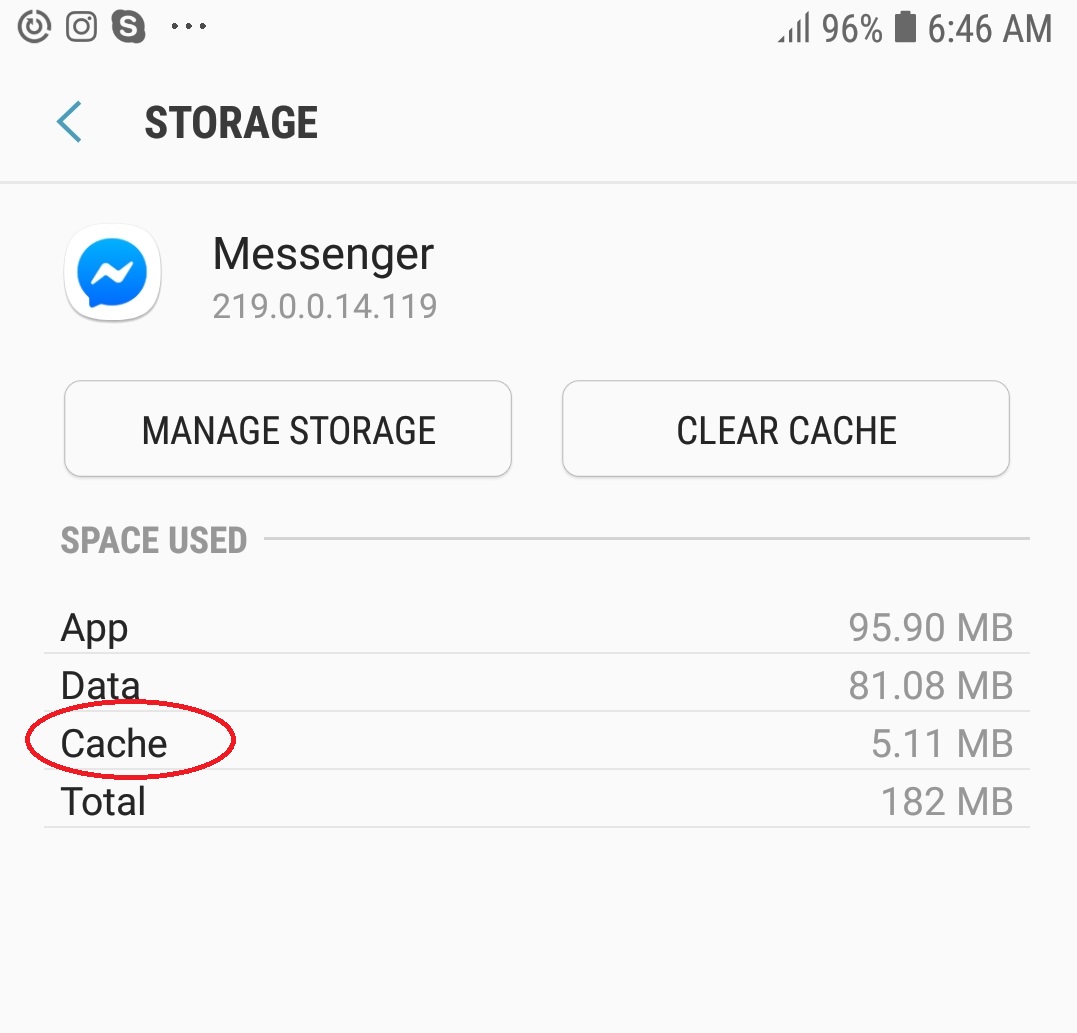 how to clear cache on android