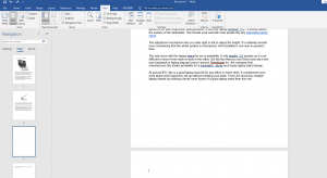 how to delete a page in word