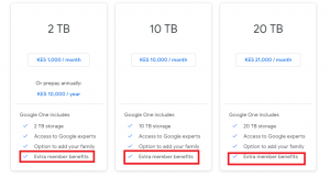 share google drive storage