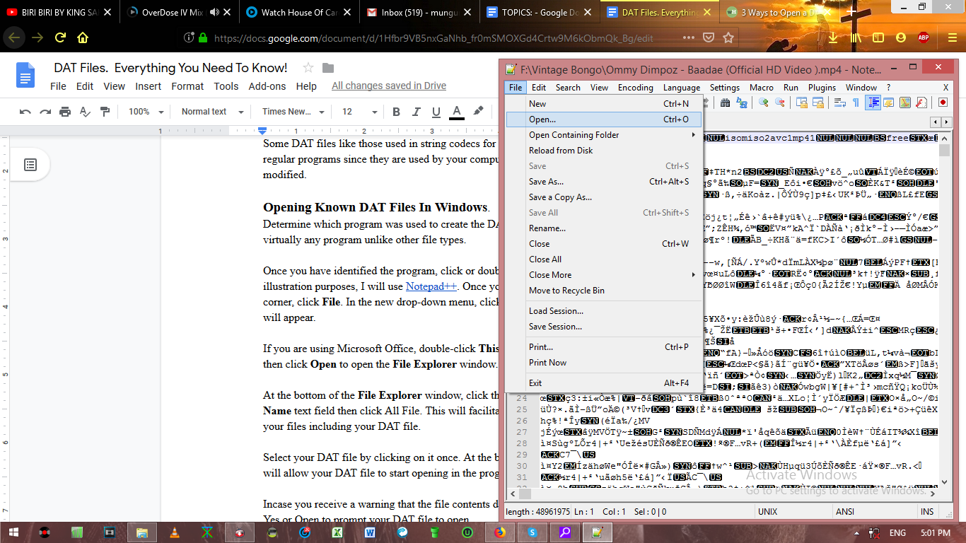 DAT Files.  Everything You Need To Know!