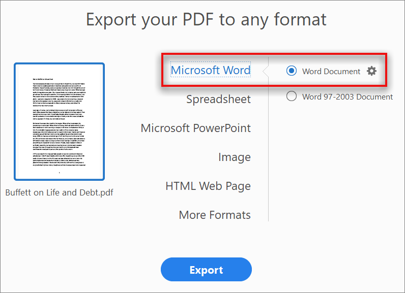 How To Convert PDF Documents to Microsoft Word WebPro