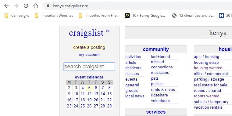 how to place an ad on Craigslist