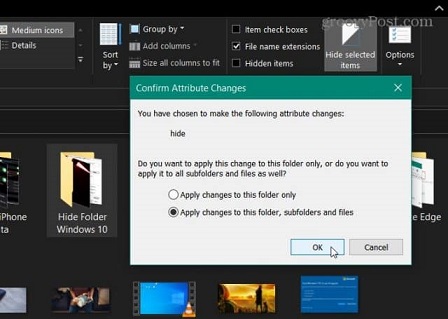 How To Hide A Folder In Windows 10
