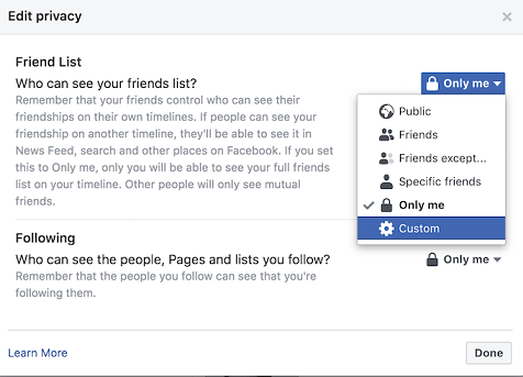 How to hide Mutual friends on Facebook