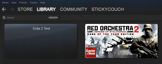 how to hide games on steam