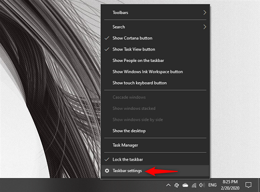 how to hide taskbar in Windows 10