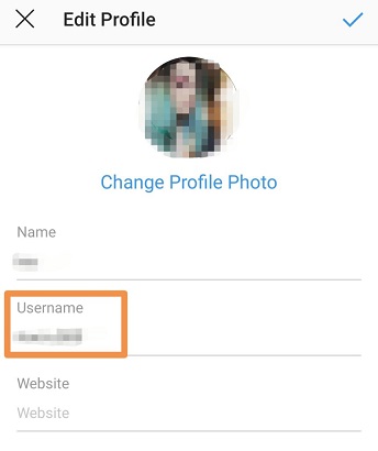 how to change your Instagram username