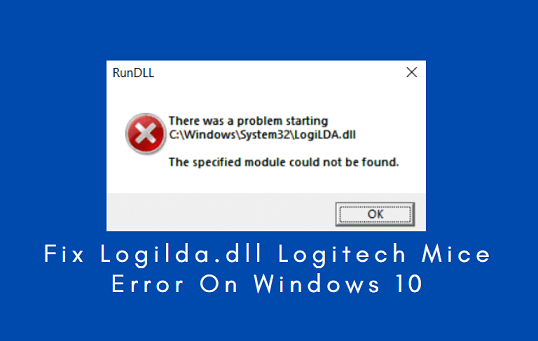 how to fix a logilda.dll error