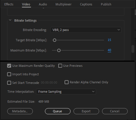 How to Create and Save Custom Preset Settings on Premiere Pro