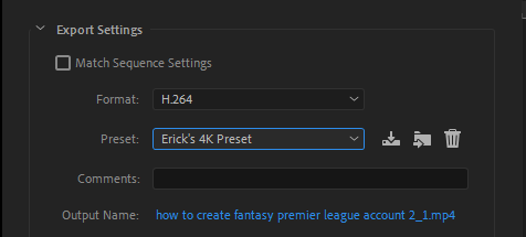 How to Create and Save Custom Preset Settings on Premiere Pro