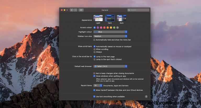 How To Enable Dark Mode On Mac OS
