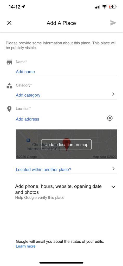 How To Add a Location To Google Maps