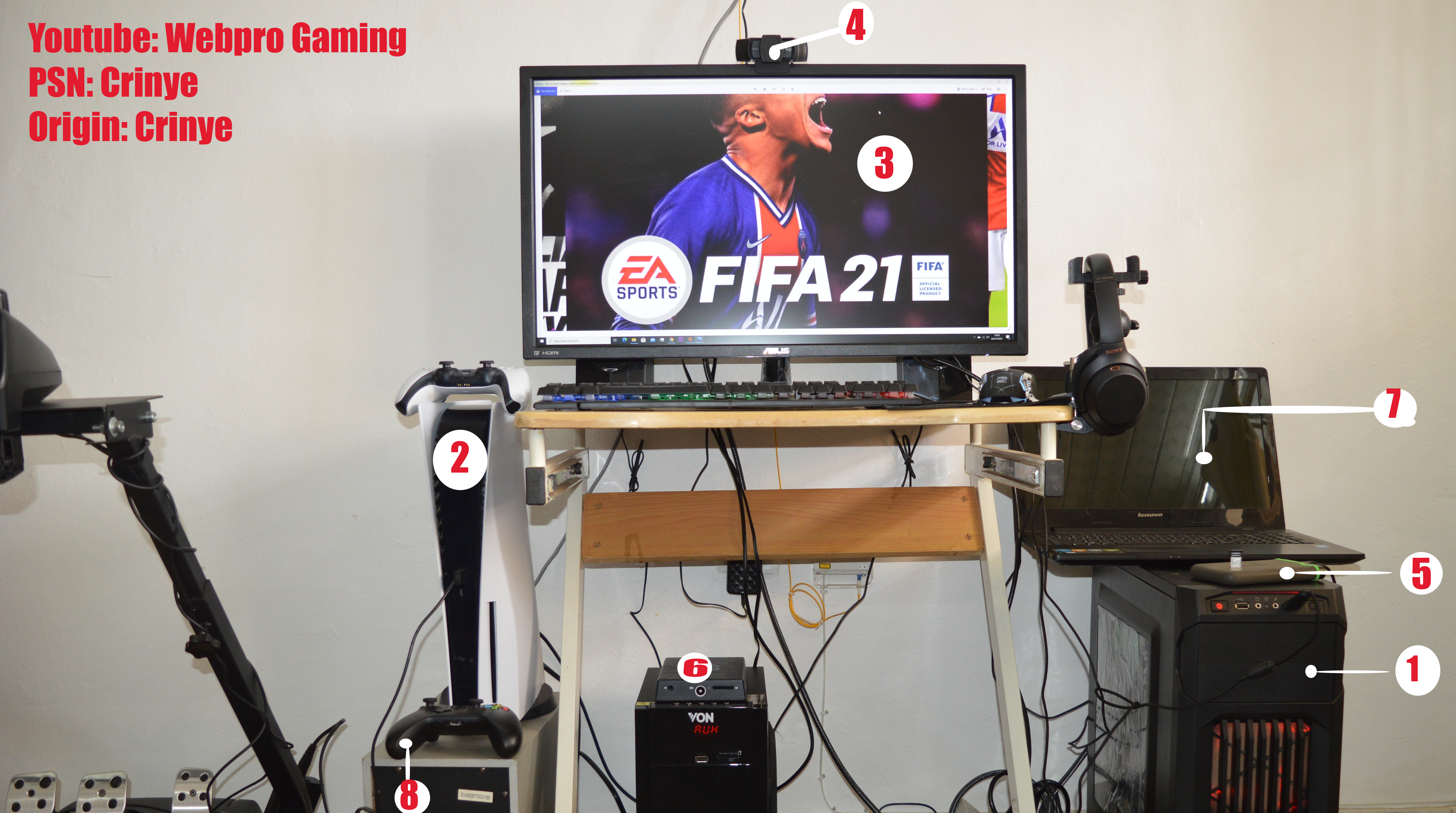 My FIFA/PES Gaming Setup!