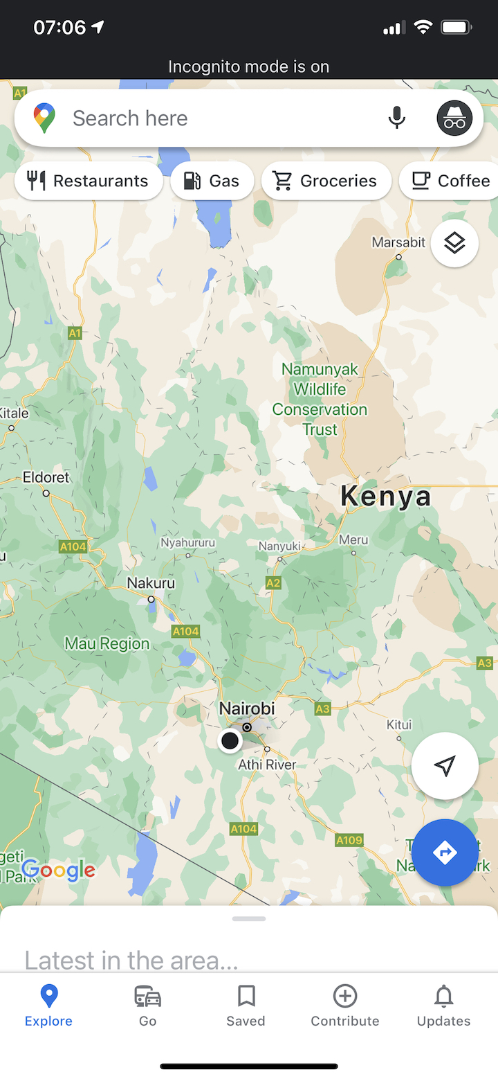 How To Use Google Maps In Incognito Mode