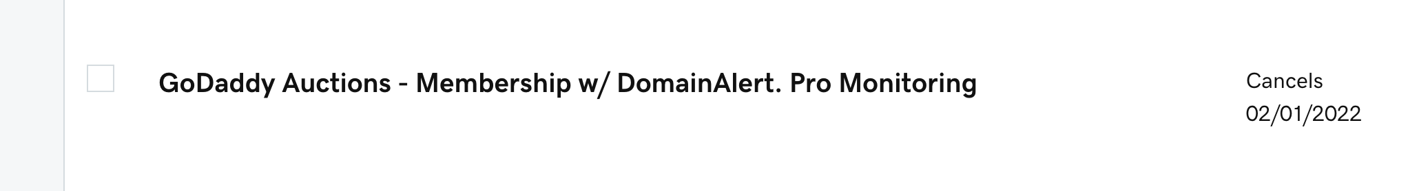 How To Cancel Your GoDaddy Auctions Membership / Subscription