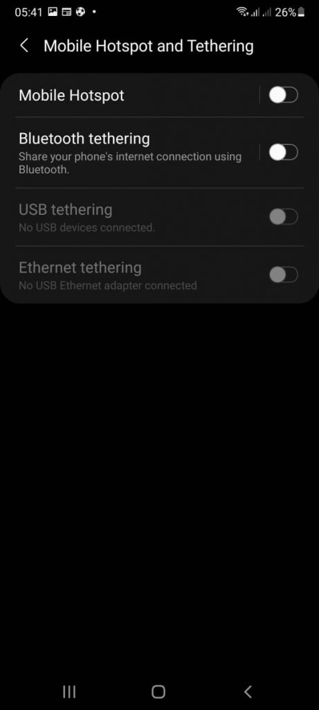 how to change hotspot password on android