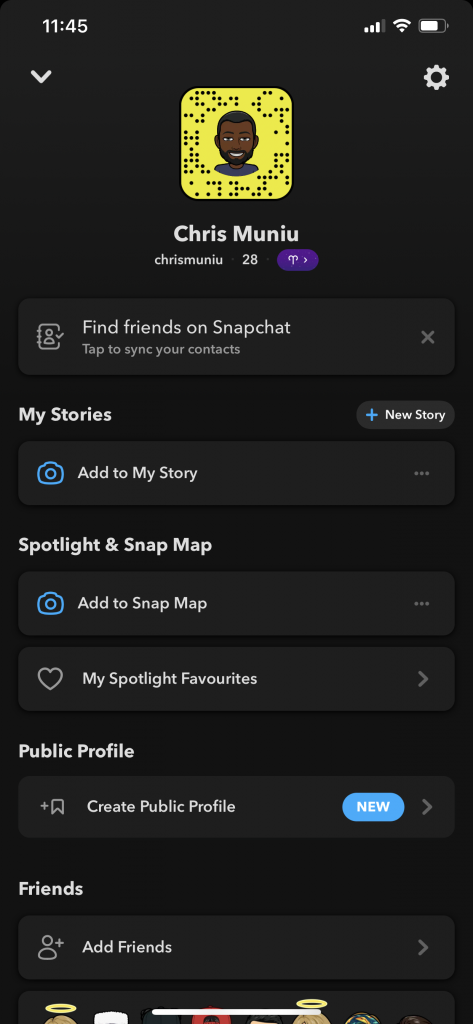 how to enable snapchat dark mode