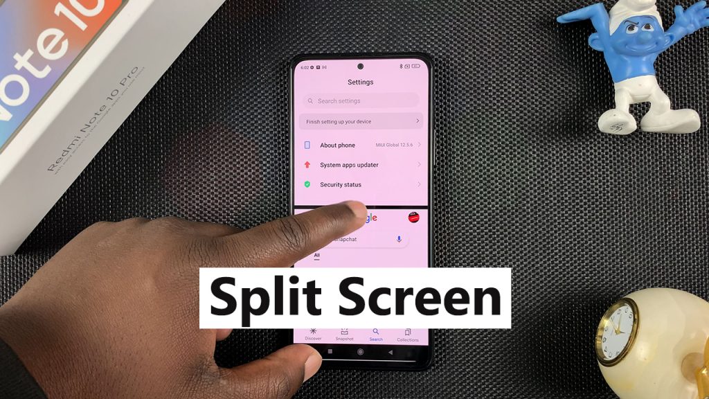 split screen on redmi note 10 pro