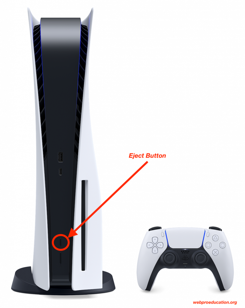 how to eject PS5 disc